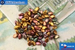 Gekko Beads iris metallic matte (01640) 3x5mm, 5g
