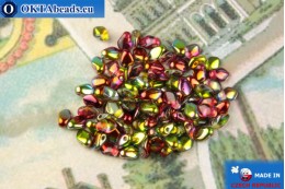 Gekko Beads crystal vitrail (00030/95600) 3x5mm, 5g MK0479
