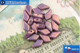 Kite Beads lilac gold luster (03000/15726) 9x5mm, 20pc