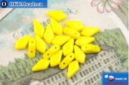 Kite Beads yellow (83120) 9x5mm, 20pc MK0565