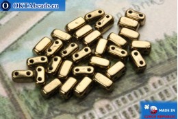 Bricks Beads bronze (B23980) 3x6mm, 30pc MK0201