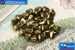 NIB-BIT Beads bronze (B23980) 6x5mm, 30pc MK0371