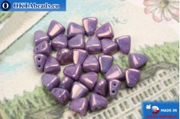 NIB-BIT Beads lilac luster (LE03000) 6x5mm, 30pc MK0369
