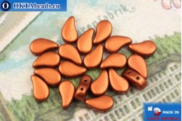 Paisley Beads copper matte (00030/01750) 8x5mm, 20pc