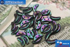 Crescent Beads lilac iris (21495JT) 3x10mm, 5g