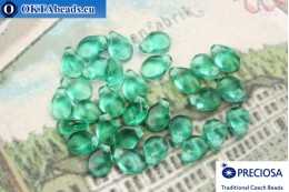 Preciosa PIP Beads emerald (50710) 5x7mm, 30pc MK0311