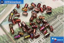 Rulla Beads red AB (95200CR) 3x5mm, 5g MK0247