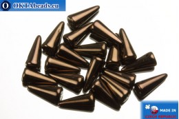 Spikes Beads bronze (LZ23980) 4x10mm, 20pc MK0152