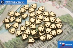 Triangle Beads bronze (B23980) 6mm5g