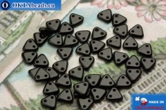 Triangle Beads black (23980) 6mm, 5g