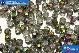 Чешские граненые бусины кристалл радужные (V00030) 3мм, 50шт FP10