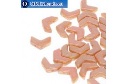 Chevron DUO beads Chalk Full Apricot (03000/29123) 10x4mm 10pc
