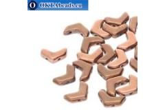 Chevron DUO beads Full Capri (23980/27103) 10x4mm 10pc