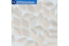 GemDuo beads Chalk Opaque (03000) 8x5mm 20pc