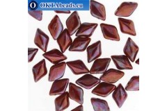 GemDuo beads Coral Red Lumi (93200/15495) 8x5mm 20pc