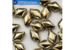 GemDuo beads Crystal Amber (00030/26441) 8x5mm 20pc MK0676