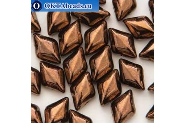 GemDuo beads Jet Bronze (23980/14415) 8x5mm 20pc MK0693