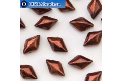 GemDuo beads Metalust Burnt Copper (23980/24201) 8x5mm 20pc