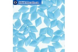 GemDuo beads Turquoise Blue Opaque (63030) 8x5mm 20pc MK0706