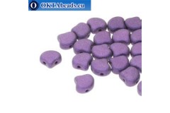 Ginko beads Metallic Suede Purple (23980/79021) 7,5mm 20pc