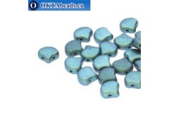 Ginko beads Polychrome Mint Chocolate (23980/94104) 7,5mm 20pc