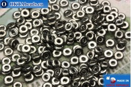 O-Ring Beads hematite (27400JT) 1x3,8mm, 5g MK0213