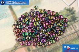 O-Ring Beads crystal vitrail (95100CR) 1x3,8mm, 5g MK0464