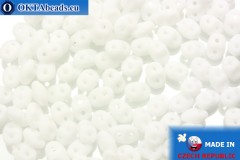 Superduo white matte (M03000) 2,5x5mm, 10g