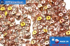 Superduo crystal metallic (C00030) 2,5x5mm, 10g