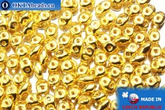 Супердуо золото 24кт (MAG01) 2,5x5мм, 10гр
