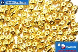 Superduo gold 24kt (MAG01) 2,5x5mm, 10g SD061