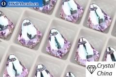 Chinarovsky Baroque Crystal Vitrail Light 16*11mm, 1pc