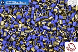COTOBE Beads 2cut Lazurite and Gold (05120) 11/0, 10g CJC-11-05120