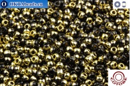 COTOBE Beads Black and Gold (J001) 11/0 CTBJ001