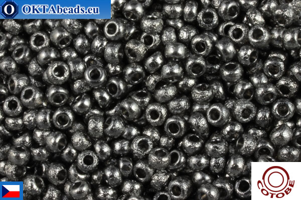 COTOBE Beads CZ Asphalt Etched (04003) 11/0, 10гр CCR-11-04003