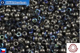 COTOBE Beads CZ Half Asphalt Etched Rainbow (04004) 11/0, 10gr CCR-11-04004