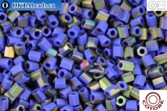 COTOBE Beads 2cut Lazurite and Vitrail Mat (08120M) 11/0, 10g