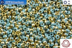 COTOBE Beads Turquoise and Gold (J014) 11/0