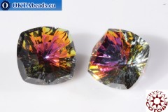 COTOBE Crystal 4460 Mystic Square Brown Vitrail 14mm, 1pc