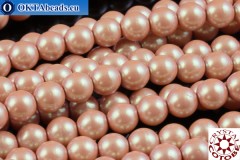 COTOBE Crystal Pearl Pearlescent Pink 2mm, ~75pc