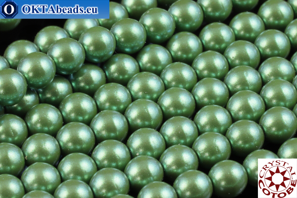 COTOBE Crystal Pearl Pearlescent Green 3mm, ~75pc S3-GPR209