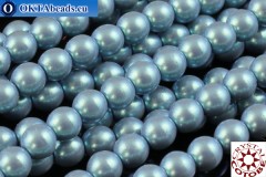 COTOBE Crystal Pearl Pearlescent Blue 4mm, ~60pc