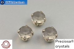 Sew on Preciosa chaton in set + COTOBE coating Black Diamond Matt - Platina ss39/8,4mm, 1pc