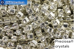 Strass chain Preciosa Maxima Crystal - Silver ss12/3,2mm, 10cm