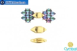 Ralaki magnetic clasp 24kt gold plate for GemDuo 1pc