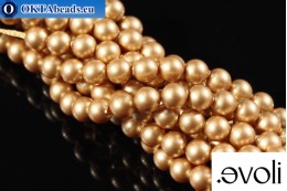 evoli Pearls 5810 Crystal Vintage Gold 3mm, 1pc SVP-0136