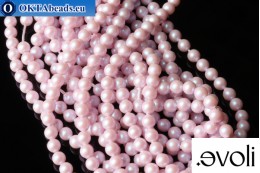 evoli Pearls 5810 Crystal Iridescent Dreamy Rose 2mm, 1pc SVP-0155