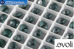 evoli Chaton 1088 Crystal Pine Green Ignite ss39/8,4mm, 1pc SVX-0155_x