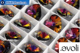 evoli Heart Pendant 6228 Crystal Volcano 14mm, 1pc SVX-0173
