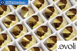 evoli Rivoli 1122 Crystal Metallic Sunshine 12mm, 1pc SVX-0177